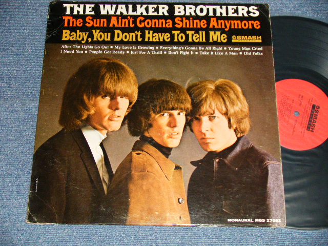画像1: The WALKER BROTHERS - THE SUN AIN'T GONNA SHINE ANYMORE (Ex+/Ex++ "DJ" STMP, EDSP) / 1966 US AMERICA ORIGINAL "PROMO" MONO  Used LP