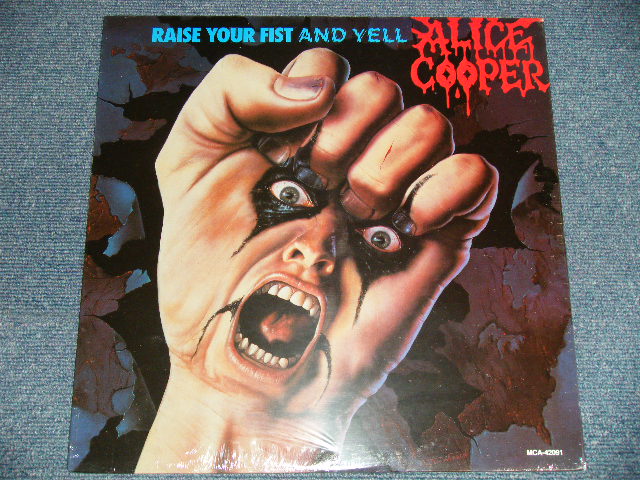 画像1: ALICE COOPER - RAISE YOUR FIST AND YELL (SEALED) /1987 US AMERICA ORIGINAL "BRAND NEW SEALED" LP 