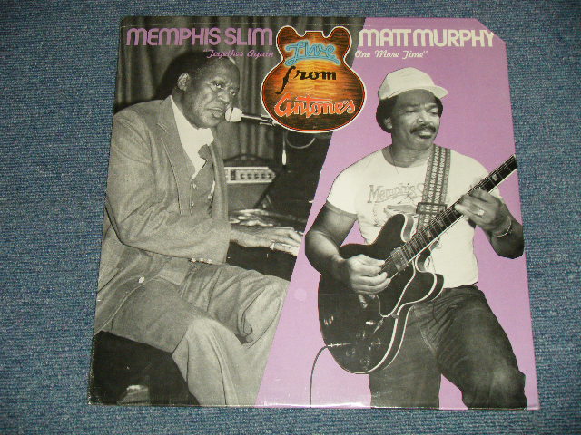 画像1: MEMPHIS SLIM & MATT MURPHY - TOGETHER AGAIN ONE MORE TIME (SEALED Cut out) / 1986 US AMERICA ORIGINAL "BRAND NEW SEALED" LP 