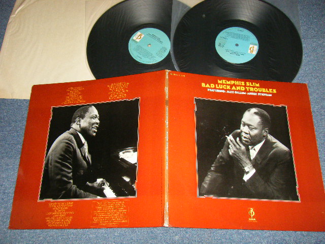 画像1: MEMPHIS SLIM - BUD LUCK TROUBLES (Ex++/MINT- EDSP) / 1972 US AMERICA ORIGINAL USED 2-LP's 