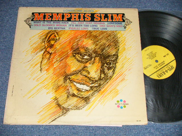 画像1: MEMPHIS SLIM - LONESOME BLUES (Ex/VG++++, Ex EDSP) / 1961 US AMERICA ORIGINAL MONO Used LP 