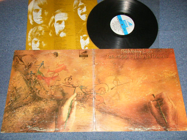 画像1: The MOODY BLUES - TO OUR CHILDREN'S CHILDREN’S CHILDREN (Matrix # A) THS-1 XZAL 9281-P RE, 1  B) THS 1 XZAL 9282 P [Peace Mark] )  (VG+++, Ex++/Ex++ Looks:Ex+)  / 1969 US AMERICA "1sT Press WHITE with BLUE Label"  Used LP 