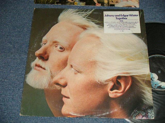 画像1: JOHNNY and EDGAR WINTER - TOGETHER : with Custom Inner (Ex++/Ex+++) / 1976 US AMERICA ORIGINAL Used LP
