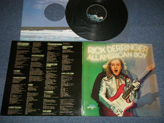画像1: RICK DERRINGER - ALL AMERICAN BOY :With Custom Inner (Ex+++/MINT-) /1973 US AMERICA ORIGINAL 1st Press "GLOSSY SHINING Cover" Used LP  