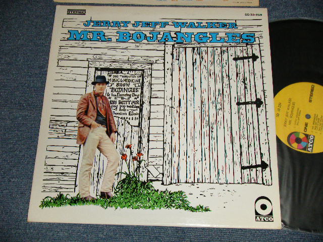 画像1: JERRY JEFF WALKER - MR. BOJANGLES (Ex+++/MINT- SWOBC) / 1969 Version  US AMERICA ORIGINAL 2nd Press "YELLOW with 1841 BROADWAY label"  Used LP