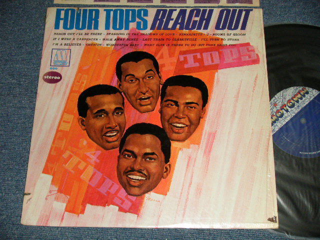画像1: FOUR TOPS - REACH OUT (Ex+++/Ex+++ Cut out ) /1967 US AMERICA ORIGINAL STEREO Used LP 
