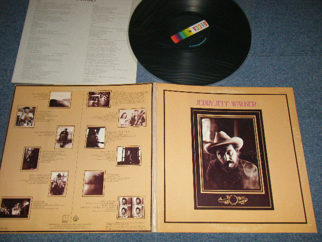画像1: JERRY JEFF WALKER - JERRY JEFF WALKER :With INSERTS (Ex+, Ex+++/MINT- ) /1972 US AMERICA ORIGINAL Used LP