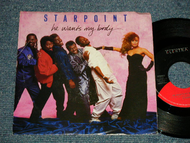画像1: STARPOINT - A) THE WANTS MY BODY  B) SATISFY ME LOVER (Ex+/MINT-) / 1987 US AMERICA ORIGINAL Used 7"45 With PICTURE SLEEVE 