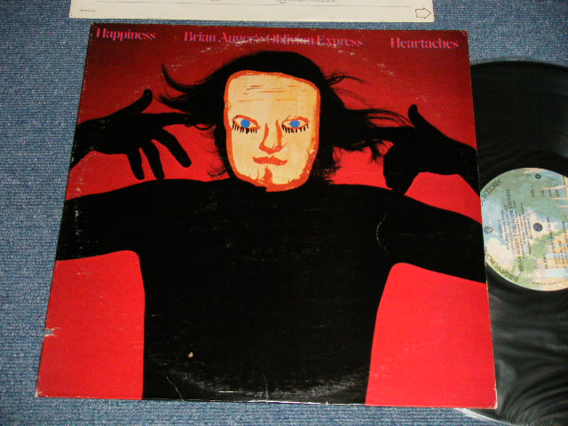 画像1: BRIAN AUGER'S OBLIVION EXPRESS - HAPPINESS HEARTACHES (Ex+/MINT-) /1977 US AMERICA ORIGINAL Used LP 