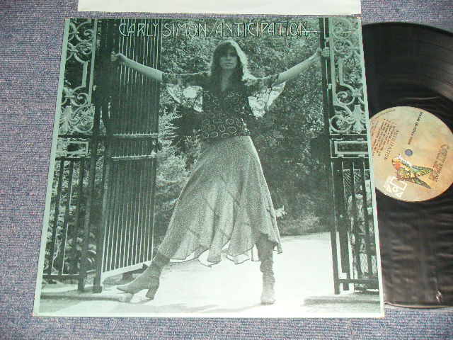 画像1: CARLY SIMON - ANTICIPATION ( Matrix # A)EKS 75016 A-3 CP STERLING    B)EKS 75016 B 3 CP STERLING LH) (Ex++/Ex+++ A-1:Ex) / 1971 US AMERICA ORIGINAL "BUTTERFLY Label" Used LP