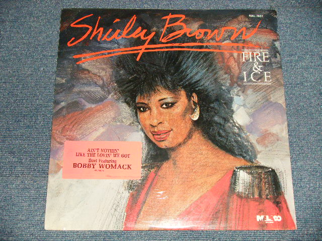 画像1: SHIRLEY BROWN - FIRE & ICE (SEALED) / 1989 US AMERICA ORIGINAL "BRAND NEW SEALED" LP 