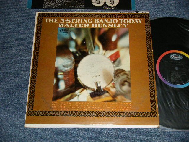 画像1: WALTER HENSLEY- THE 5 STRING BANJO TODAY (Ex++/Ex+++ TAPE SEAM) / 1964 US AMERICA  ORIGINAL "BLACK With RAINBOW Label" "MONO" Used LP 