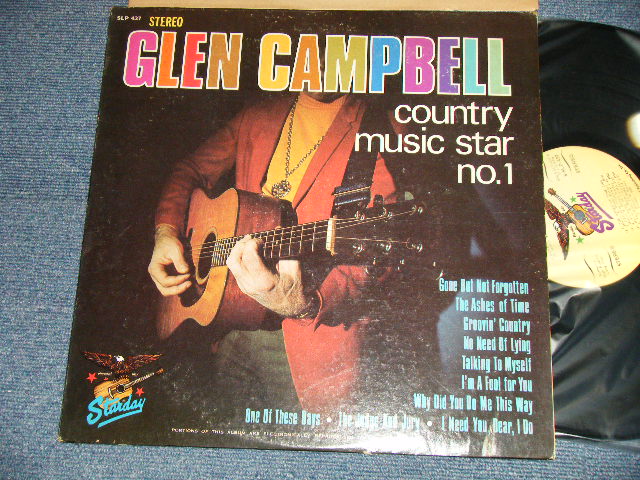 画像1: GLEN CAMPBELL - COUNTRY MUSIC STAR NO.1 (Ex++/Ex+++)  / 1969 US AMERICA ORIGINAL  Used LP  