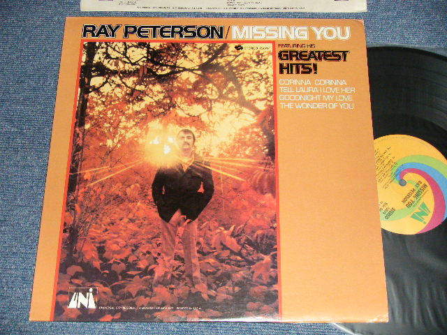 画像1: RAY PETERSON - MISSING YOU featuring HIS GREATEST HITS(Ex+++/MINT-) / 1969 US AMERICA ORIGINAL "PROMO" Used LP
