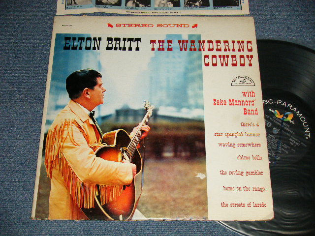 画像1: ELTON BRITT With Zeke Manners Band - THE WANDERING COWBOY (Ex+/Ex++  EDSP) / 1959 US AMERICA ORIGINAL "STEREO" Used LP 