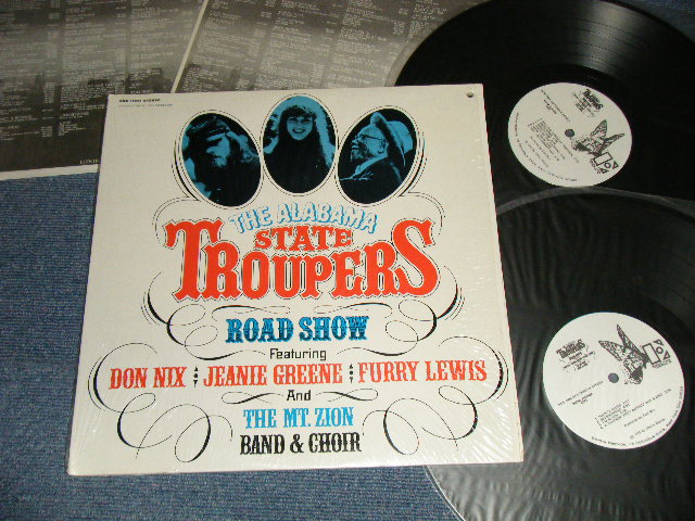 画像1: The ALABAMA STATE TROUPERS  Featuring Don Nix | Jeanie Greene | Furry Lewis And The Mt. Zion Band & Choir  - ROAD SHPW  (MINT/MINT- C:Ex+++ Looks:Ex++ BB for PROMO) / 1972 US AMERICA ORIGINAL "WHITE LABEL PROMO"  Used 2-LP 