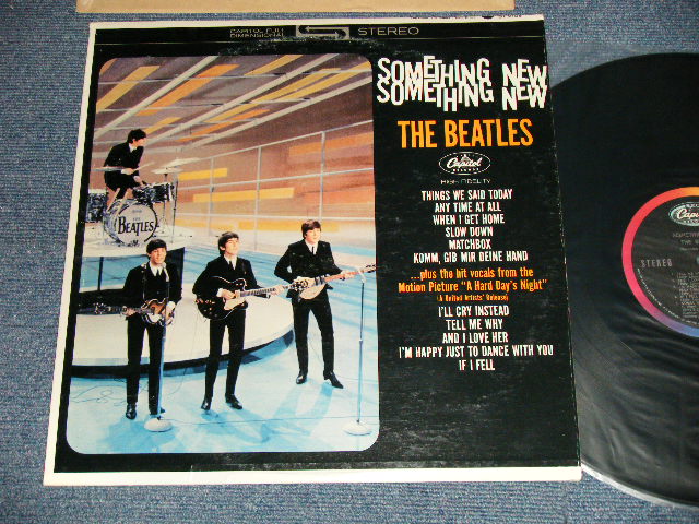 画像1: The BEATLES -  SOMETHING NEW ( Matrix # A)ST1-2108-A7' 2 ✳  B)ST2-2108-A7' 2 ✳ )  (L.A. Press) (Ex++/MINT-) / 1964 US AMERICA ORIGINAL "BLACK with COLOR BAND Label" STEREO Used LP  EDSP