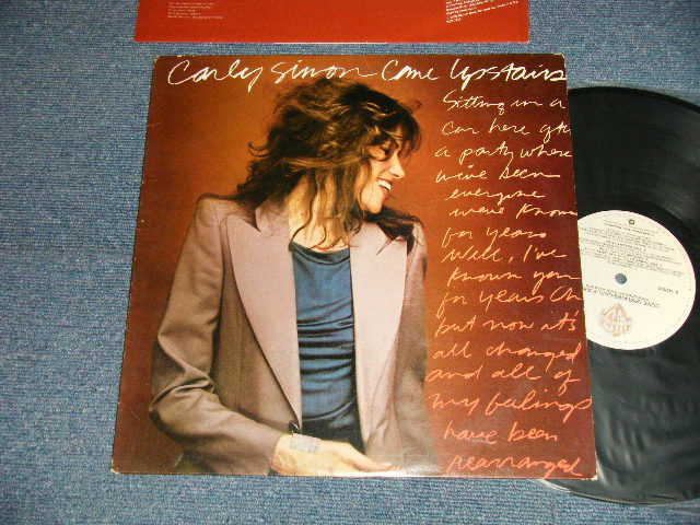 画像1: CARLY SIMON - COME UPSTAIERRS : CUSTOM INNER (Ex++/Ex++ Looks:Ex+++) / 1980 US AMERICA ORIGINAL "RCA RECORD CLUB Version" Used LP