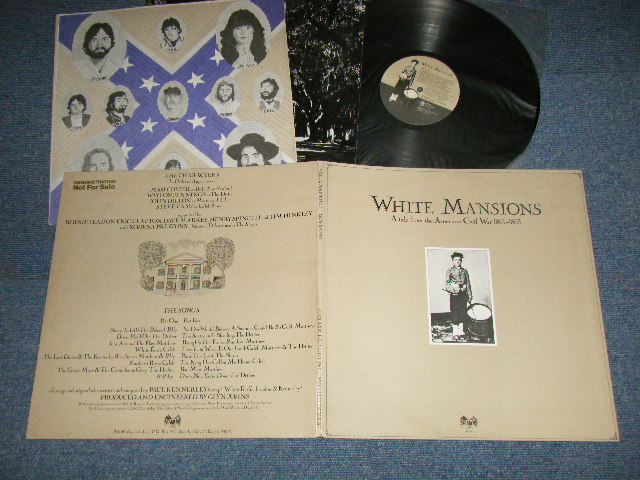 画像1: V.A. VARIOUS - WHITE MANSIONS :A Tale From The American Civil War 1861-1865 (With BOOKLET) (Ex+++/MINT-) / 1978 US AMERICA ORIGINAL "PROMO" Used LP 