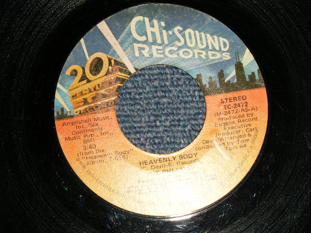 画像1: The CHI-LITES - A) HEAVENLY BODY  B) STRUNG OUT (VG+++/VG+++)  / 1978 US AMERICA ORIGINAL Used 7" 45 rpm Single  