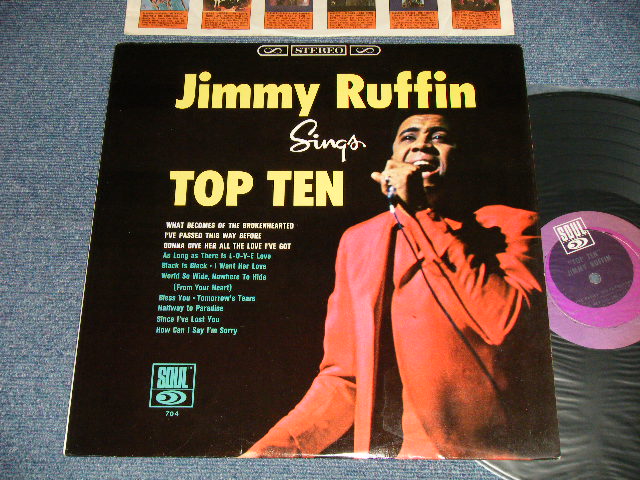 画像1: JIMMY RUFFIN - SINGS TOP TEN (Ex+++/Ex+++) /1966 US AMERICA ORIGINAL 1st Press "COLOR COVER"  STEREO Used LP 