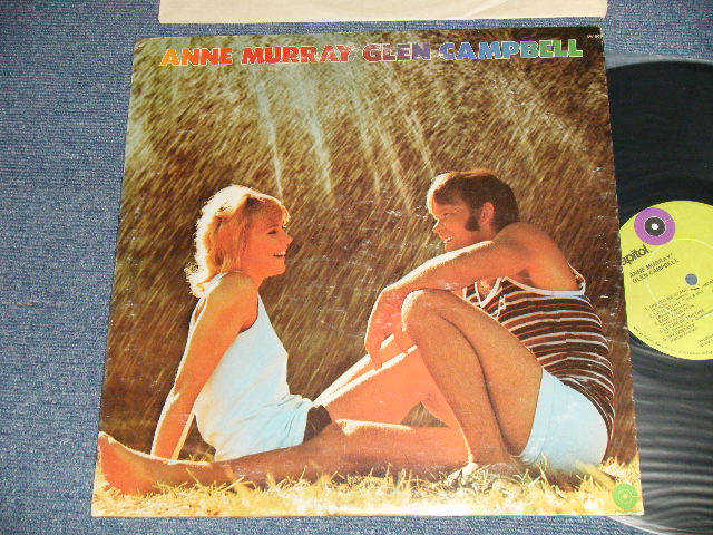 画像1: ANNE MURRAY / GLEN CAMPBELL - ANNE MURRAY / GLEN CAMPBELL (Ex++/Ex+++ WOL) /1971 US AMERICA ORIGINAL "LIME GREEN Label" Used LP 
