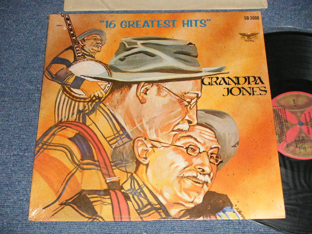 画像1: GRANDPA JONES - 16 GREATEST HITS (MINT-/MINT-) /1977 US AMERICA ORIGINAL Used LP 