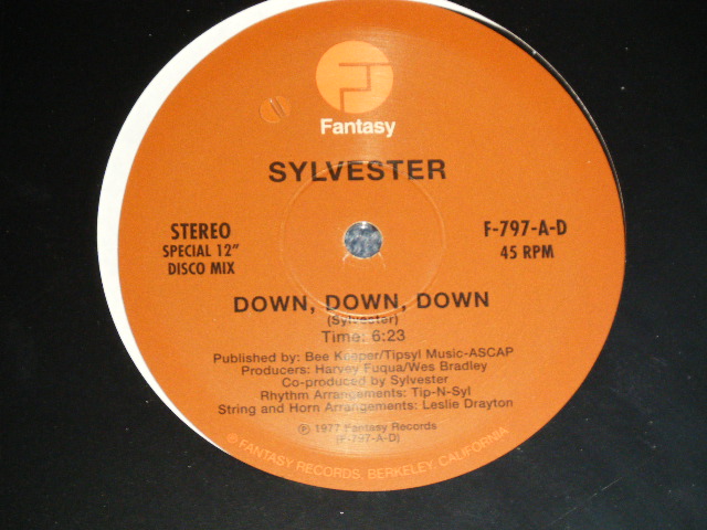 画像1: SYLVESTER - DOWN DOWN DOWN / OVER & OVER (SEALED) /2002 US AMERICA "BRAND NEW SEALED" 12"