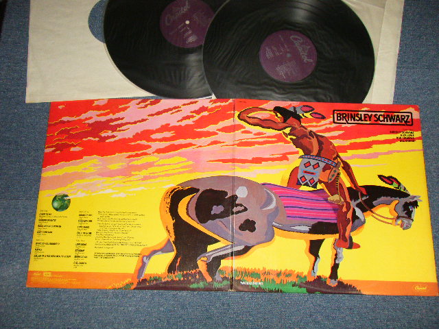 画像1: BRINSLEY SCHWARZ - BRINSLEY SCHWARZ (1st Album + 2nd Album) (Ex++/MINT- Promo Embossed) / 1978 US AMERICA "PROMO" Used 2-LP 