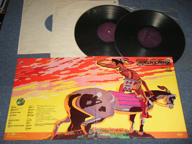 画像1: BRINSLEY SCHWARZ - BRINSLEY SCHWARZ (1st Album + 2nd Album) (Ex+++/MINT- BB for promo) / 1978 US AMERICA "PROMO Hole" Used 2-LP 