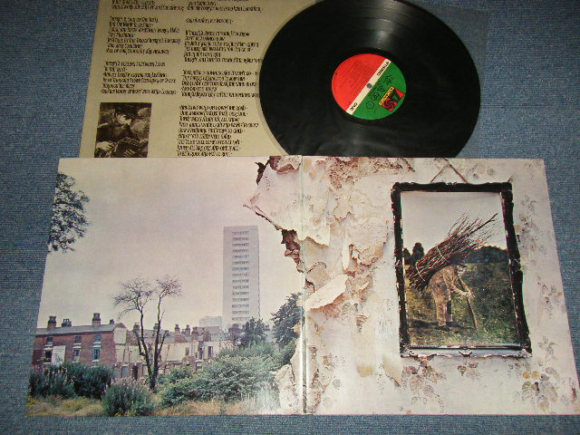 画像1: LED ZEPPELIN - IV (Matrix #A)ST-A-71228-HHH /C A AT/GP PRC  B)ST-A-712286-HHH / CA AT/GP PR) "PW" (MINT-/MINT-) /  1977 US AMERICA REISSUE Used LP With Original Inner sleeve