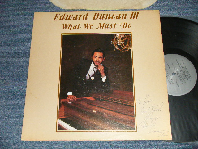 画像1: EDWARD DUNCAN III - WHAT WE MUST DO (Ex++/MINT-) /1981 US AMERICA ORIGINAL Used LP 