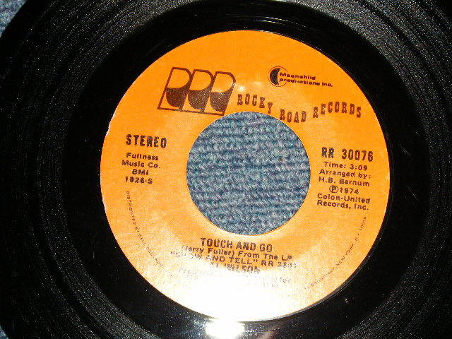 画像1: AL WILSON - A) TOUCH AND GO  B) SETTLE ME DOWN (MINT-/MINT-) / 1974 US AMERICA ORIGINAL Used 7"45  Single
