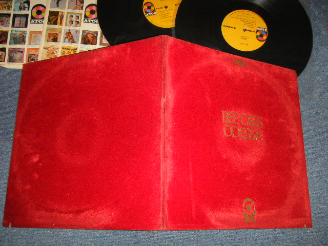 画像1: BEE GEES - ODESSA (VELVEL COVER) (Ex++/Ex++ Cut Out) / 1969 US AMERICA ORIGINAL 1st Press "YELLOW with 841 Broadway on Label" Used 2-LP