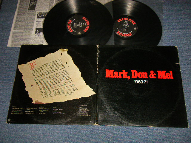 画像1: GFR GRAND FUNK RAILROAD - MARK, DON & MEL 1969-1971 (Matrix #A)SABB-1-11042-F1#4  0 B)SABB-2-11042-F1#4  0 C)SABB-3-11042-F2#2  0 D)SABB-4-11042-F1#4  0 ) (Capitol Records Pressing Plant, Jacksonville press) (Ex/Ex+++ SPLIT) /1972 US AMERICA ORIGINAL "CUSTOM Label"  Used 2-LP 