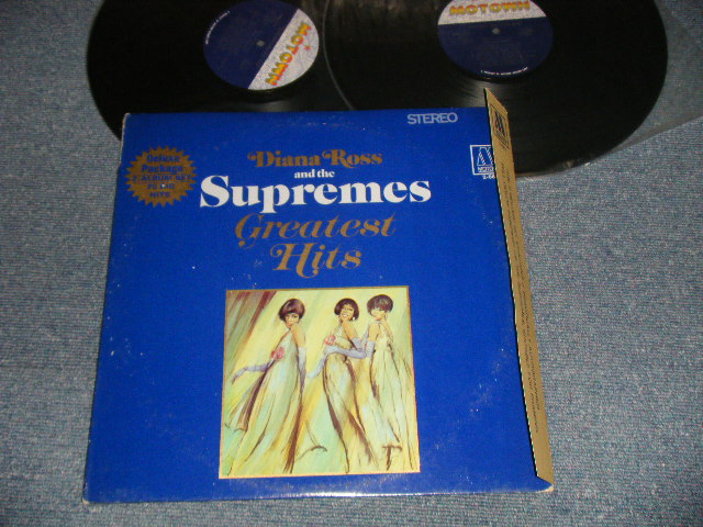 画像1: DIANA ROSS and THE SUPREMES - GREATEST HITS (With PIN-UP S) ( Ex+/Ex+++) / 1967 US AMERICA ORIGINAL Used 2-LP  