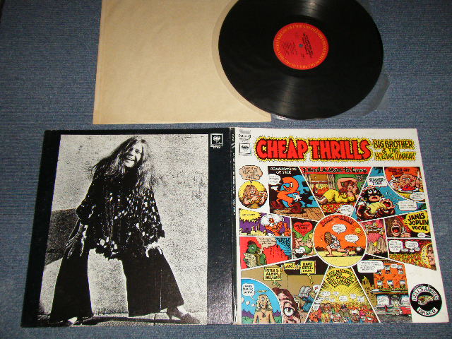 画像1: BIG BROTHER & THE HOLDING COMPANY (With JANIS JOPLIN) - CHEAP THRILLS (  Matrix #  A) XSM-137375-1B / B) XSM-137376-1D) (Ex+++/MINT-) /1980 Version? US AMERICA REISSUE "NO BARCODE" Used LP