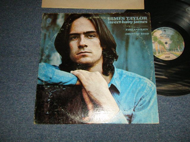 画像1: JAMES TAYLOR - SWEET BABY JAMES : NO POSTER SONG SHEET : 2nd Press "TITLE Credit" on Front Cover (Matrix #A) T WS-1843  39638-6 SS-BR N5 B)T1 39639-2 Side-2 WS1843 THAT'S ALL FOLKS ) "SANTA MARIA Press" (Ex/Ex+, Ex++ EDSP, STOBC) / 1974 Version US AMERICA 2nd Press "BURBANK STREET Label" Used LP