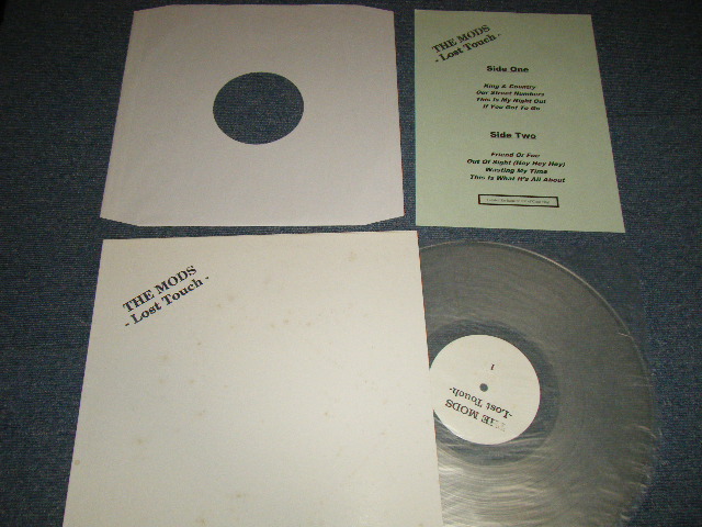 画像1: THE TOUCH - THE MODS-LOST TOUCH (MINT-/MINT-) / US AMERICA REISSUE "LIMITED 300 COPIES CLEAR WAX" Used LP