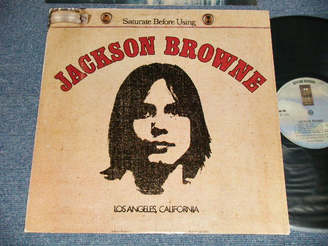 画像1: JACKSON BROWNE - JACKSON BORNE (SATURATE BEFORE USING) :RIGHT SIDE OPEN COVER (Matrix #A) ST-AS-712383-FFF-1- AB AT PR  B) ST-AS-712384-JJJ-1 AT PR D DDV ) "RI" (Ex++/Ex++) / 1976 Version US AMERICA "LIGHT BROWN Cover" "With WARNER Credit at Bottom Label" "CLOUDS Label With BLUE" Used LP