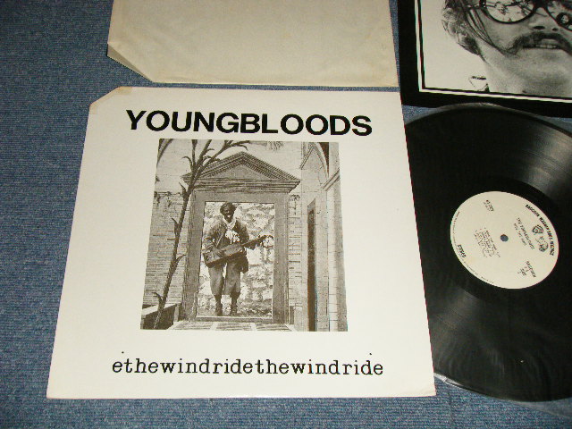 画像1: The YOUNGBLOODS - RIDE THE WIND : With LYRIC SONG SHEET (Ex+++/MINT- Looks:Ex+++ Cutout For Promo) / 1971 US AMERICA ORIGINAL "WHITE LABEL PROMO" Used LP 