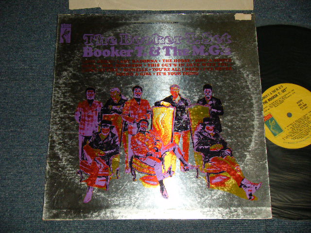 画像1: BOOKER T.& THE MG'S - THE BOOKER T.SET (Matrix #  A) STL-0021 T MR ▵13304 A.T.G.C.  B) STL-0022 T MR  A.T.G.C. ▵13304-x) "MR / MONARCH in L.A. in CA Press" (VG+++, Ex++/Ex++ TEAROFC)/ 1969 US AMERICA ORIGINAL "YELLOW with MEMPHIS ADDRESS Label" Used LP