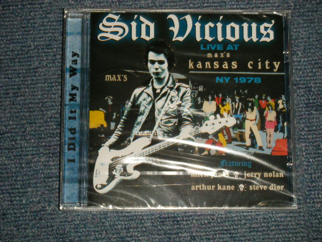 画像1: SID VICIOUS(SEX PISTOLS) -LIVE AT MAX'S KANSAS CITY (SEALED) / 2001 UK ENGLAND ORIGINAL "BRAND NEW SEALED" CD