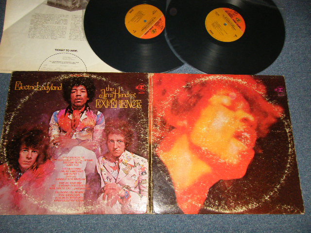 画像1: JIMI HENDRIX - ELECTRIC LADYLAND (Matrix #A) P 30799 2RS 6307 A-1E B) P 30800 2RS-6307 B 1C C) P o 30801 2RS 6307 C-1C D) P o 30802 2RS 6307 1E) "PITMAN Press" (VG+++/Ex) / 1968 US AMERICA ORIGINAL 1st Press "2 COLOR:ORANGE & BROWN Label"  Used  2- LP's 