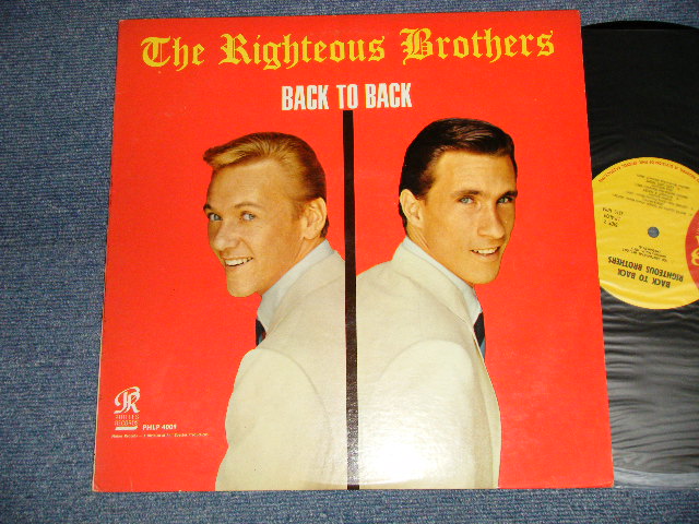 画像1: The RIGHTEOUS BROTHERS - BACK TO BACK (Ex+++/MINT-) / 1966 US ORIGINAL MONO Used LP