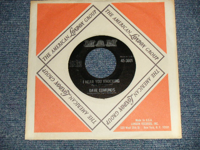 画像1: DAVE EDMUNDS - A) I HEAR YOU KNOWCKING   B) BLACK BILL  (Ex+++/Ex+++) / 1970 US AMERICA ORIGINAL Used 7" 45rpm Single  