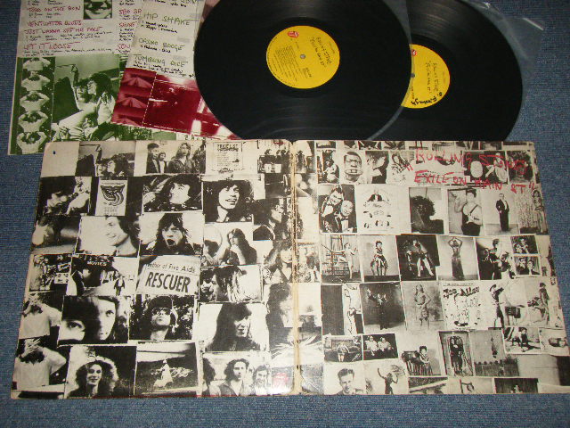 画像1: ROLLING STONES - EXILE ON MAIN ST. (Without/NO POSTCARDS)(With Original CUSTOM Inner Sleeves by HARD PAPER) (Matrix #A)ST-RS-722507-B PR Columbia Altisan Mark in (Large) B)ST-RS-722508-D PR Columbia Altisan Mark in (Small) C)ST-RS-722509-C PR Columbia Altisan Mark in (Large) D)ST-RS-722510-B Columbia Altisan Mark in PR)  "PR" at Bottom Label/PRESSWELL Press in NEW JERSEY" (Ex+/Ex+ Looks:Ex WOL) / 1972 US AMERICA ORIGINAL Used 2 LP's