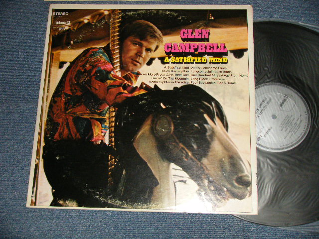画像1: GLEN CAMPBELL - A SATISFIED MIND (Ex+/MINT-) /1968 US AMERICA Used LP 