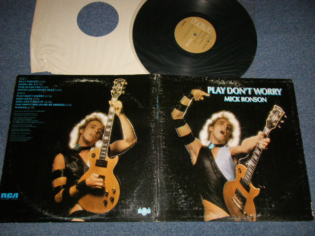 画像1: MICK RONSON - PLAY DON'T WORRY (Ex+/MINT-) /  US AMERICA  2nd Press "TAN Label" Used LP 