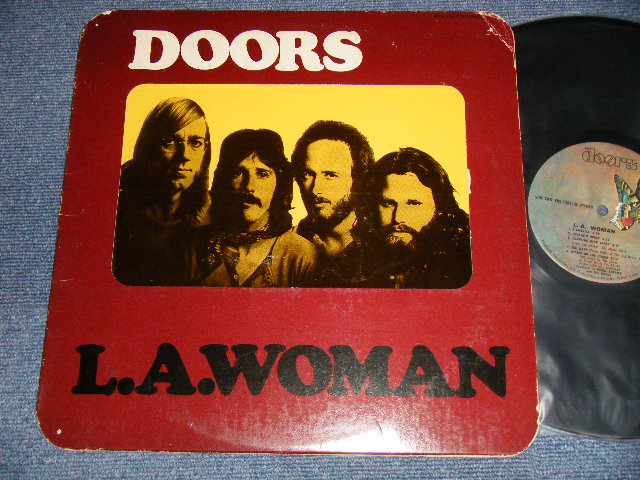 画像1: THE DOORS - L.A.WOMAN  (Matrix #A)EKS 75011 A-1  CSM  [Artisan logo] B)EKS 75011 B-2  CSM  [Artisan logo])"SANTA MARIA Press in CA" (Ex++/Ex++)  / 1971 US AMERICA Original 1st Press "BUTTERFLY Label" "ROUND JACKET with EMBOSSED" "With YELLOW INNER" Used LP